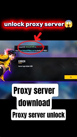 HOW TO DOWNLOAD PROXY SERVER IN FREE FIRE, HOW TO USE PROXY SERVER IN FREE FIRE, VIP PROXY SERVER