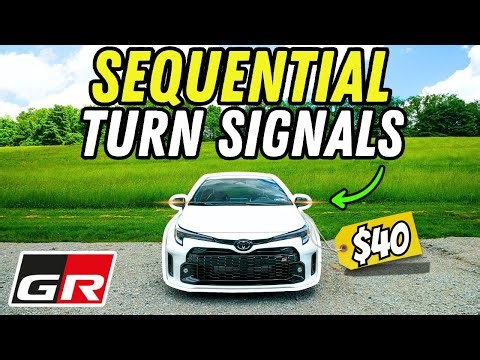 Transform Your GR Corolla with Sequential Turn Signals: Tutorial