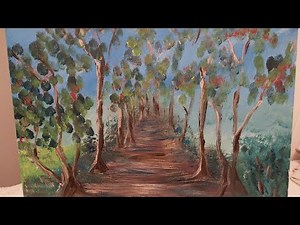 How to paint Australian Gum Trees