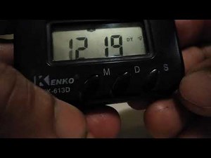 Cómo configurar el reloj digital Kenko Modelo KK-613D