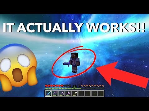 HOW TO go to SPACE in MINECRAFT