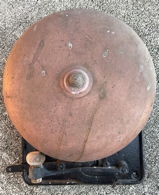 Vintage 10 In. Mechanical Iron & Brass Boxing Ring Bell Antique Sports School | eBay