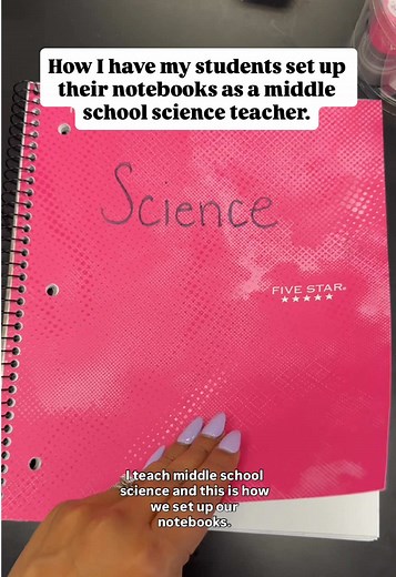 Effective Notebook Systems for Middle School Students