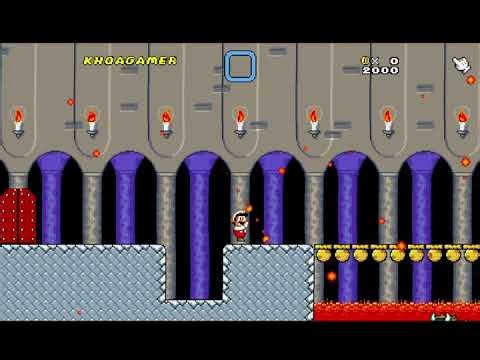 A basic castle level by ron085 / Super Mario Construct