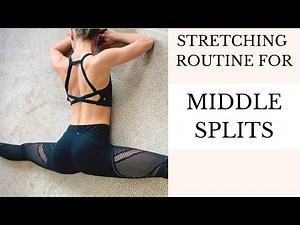 MIDDLE SPLITS: Follow along FULL STRETCHING ROUTINE for all levels (mobility + strength + stretches)