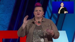 4.6K views · 105 reactions | "MUSIC IS FOR ALL HUMANITY, AND IT DOESN'T DISCRIMINATE." Perhaps you've seen videos of sign language interpreter Amber Galloway Gallego at concerts, sharing the music with deaf and hard of hearing. Here's her personal story with TEDMED! If you haven't watched her interpret a concert, you will get a sample at 7:40 in this video! :) | Ashleigh Walters | Facebook