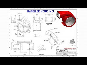 SolidWorks Tutorial: Modeling an Impeller Housing
