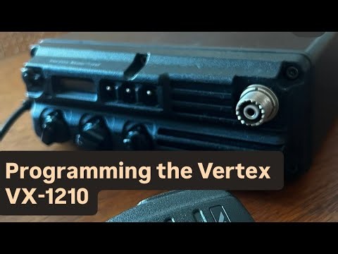 Programming the Vertex Standard VX-1210