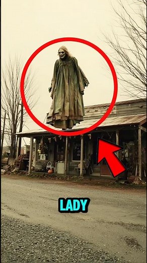 Floating Lady Caught on Camera ⁉️😱