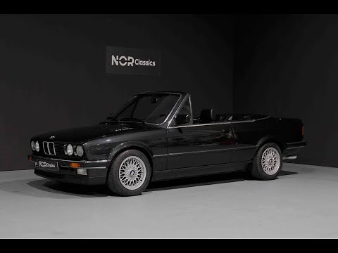 BMW E30 325i cabriolet 1986 diamantschwarz | Presentation | Test drive
