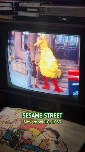 80s Deennice on Instagram: "Early childhood memories! 🥹 ‘Sesame Street’ premiered on PBS 56 years ago today on November 10, 1969 and it’s still airing today, making it one of the longest-running shows in the world 📺🔠 Stay tuned ’til the end for a clip from the very first episode, where Gordon gives a girl named Sally a tour of the street🚦and introduces her to her new neighborhood 🏘️ including a quick meeting with Big Bird 💛 . . . #sesamestreet #pbs