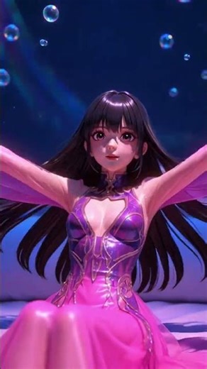 3D animated beautiful girl