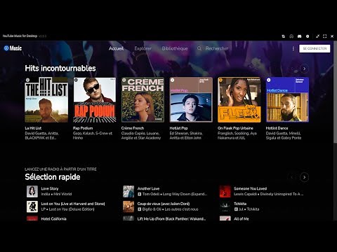 YouTube Music for Desktop