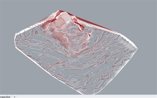 CAD高程点生成地形和等高线 Rhino向（完全版）