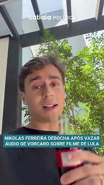 NIKOLAS FERREIRA DEBOCHA APÓS VAZAR ÁUDIO DE VORCARO SOBRE FILME DE LULA
