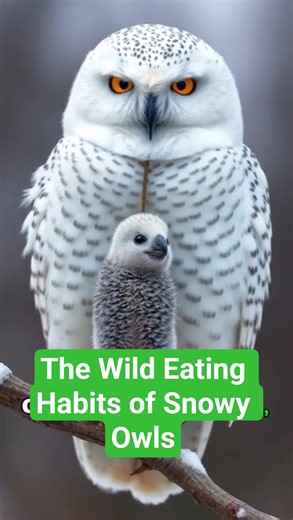 The Wild Eating Habits of Snowy Owls!