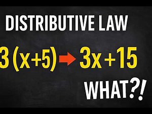 Distributive Law Made Easy 🚀 | Multiply Into Parentheses Step by Step