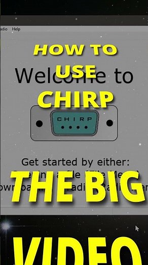 #CHIRP #HOWTO #hamradio