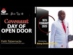 DOMI STREAM: COVENANT DAY OF OPEN DOOR SERVICE | 16th, FEB. 2020