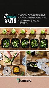 A bold range for creative minds: made from 70% recycled glass, Black box reconciles sustainability, functionality and style. ✨ | Luminarc | Facebook