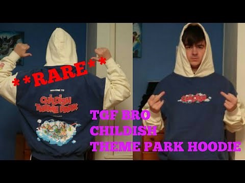 TGF BRO RARE CHILDISH THEME PARK HOODIE **review**
