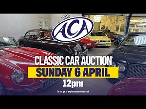 LIVE CLASSIC CAR AUCTION! Anglia Car Auctions April 2025 sale - Day Two