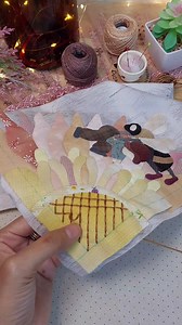 25K views · 310 reactions | วิธีปักตกแต่งดอกทานตะวัน #Embroidery #applique #appliqué #patchwork #Handmadebags #diy #quilting #quilt #tutorials | Dusa Quilte | Facebook