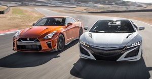 Nissan GT-R vs Honda NSX (vid)