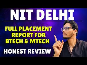 NIT Delhi Placement Analysis (Last 5 Years) | B.Tech & M.Tech | CSE, ME, ECE, EE