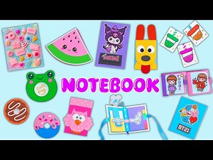 How to Make Cute Handmade Notebooks 📚 Easy Notebook DIY Tutorial