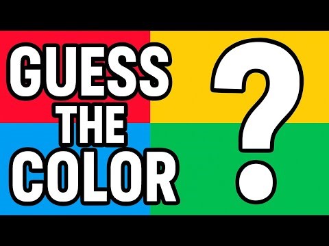 GUESS THE COLOR Challenge 🎨 | Can You Get Them All Right?