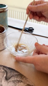 Decoupage can be easy! Here’s a beautiful and simple project example from Hameleons Upcycled frame with Juno and Cupid rice paper design! 🥰✨ | Decoupage Queen