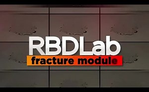 iBlender中文版插件 RBDLab 教程 - 物理模拟 破损 剖面 断裂模块  教程Blender插件
