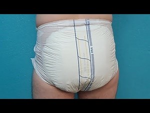 Abena M4 adult diapers, how they look and fit