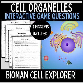 Cell Organelles Interactive Activity Bioman: Cell Explorer Online Game