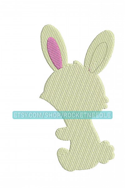 Easter Bunny Machine Embroidery Design (digital Download) - Etsy