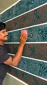 3.3M views · 42K reactions | "Compound Wall Makeover  | Easy Texture Design - - - -#everyone #homedecor #drawing #texture #TrendingNow #InteriorDesign #interior #architecture #HomeMakeover - | Creative Hacks 2.0 | Facebook