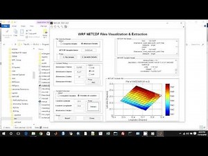 19 - WRF NETCDF File Visualization and Extraction Application_Demo