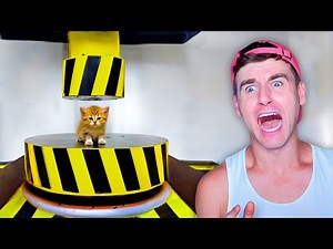 Things Getting CRUSHED By 50 TON HYDRAULIC PRESS