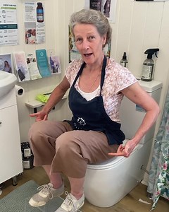 What’s the proper way to poop you ask? ‍♀️Use a toilet stool to get your best angle, open up your colon and have much easier bowel movements! Phoenicia is doing a beautiful job demonstrating on our @theproppr foot stool! . #guthealth #poop #colonics | Bayside Colonics | Facebook