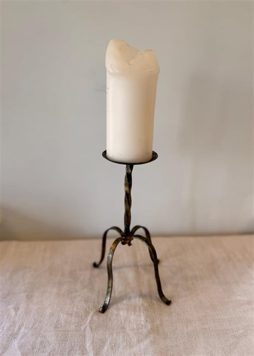 Vintage Iron Martini French Candle Holder - Etsy