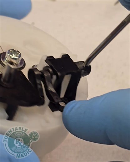 Repairing a broken shaft on an SL-1200G cue lever. #technics #recordplayer #recordplayerrepair #turntablelife #turntablerepair #repairshop | Turntable Medic