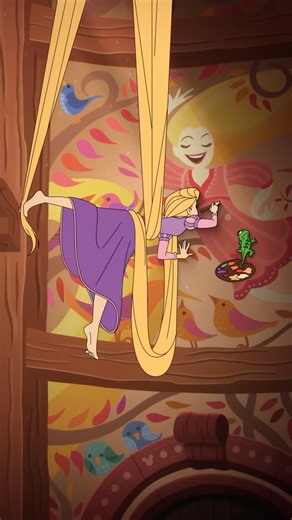 Disney Princess on Instagram: "A little mess turned into magic, thanks to Pascal. 💜"