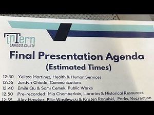 Intern Final Presentations Pt. 3