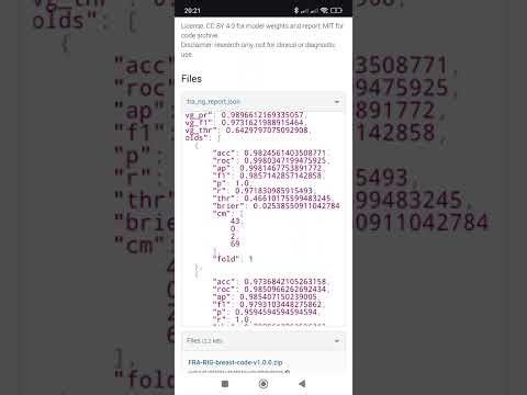 FRA-RIG-Breast: Text→Risk, Repro Demo (Kaggle)