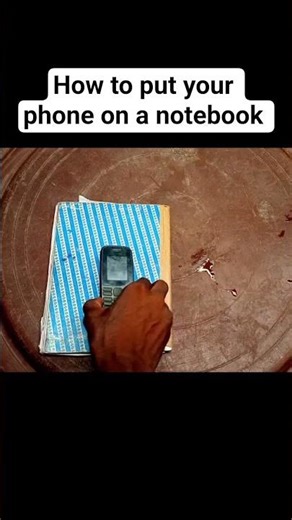How To Put A Phone On A Notebook (Tutorial)