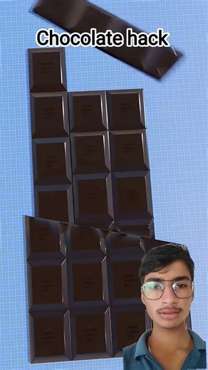 Infinity ♾️ chocolate trick #shortsviral #facts #secrethacks #chocolate #3dfact