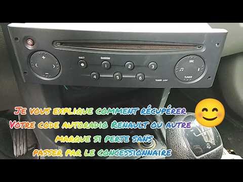 Je vous explique et montre comment vous procurer votre code autoradio en cas de perte sur Renault