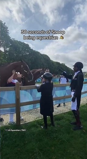 Snoop Dogg had the time of his life with US Equestrian horses at the Paris Olympics