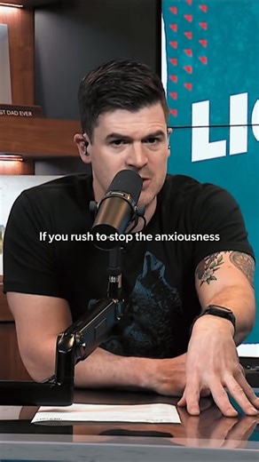 I’ve been saying for decades: Anxiety is a smoke alarm for your body. In your home, if your smoke alarm goes off, and the first thing you do is rush to silence the alarm, things will get quiet… But your home may burn down around you. Look at your anxiety as a gift. It’s your body’s way of trying to love you. To shove you out of the way of danger. When your body feels anxious, don’t run. Resist the urge to fight or hide. Instead, turn and face the alarms. Be wide-eyed. Ask yourself, what is my bo